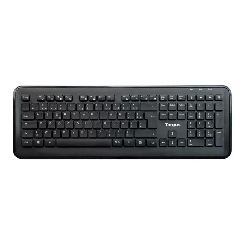 Targus AKM610FR juhtmeta klaviatuuri ja hiire komplekt - täissuuruses - AZERTY - prantsuse paigutus - must