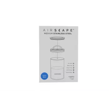 Airscape® Roostevabast Terasest Aroomimahuti Keskmine, Matt Sinine