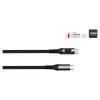 Good Connections USB 2.0 laadimis- ja andmekaabel 100W digitaalekraaniga USB-C – USB-C 1m must