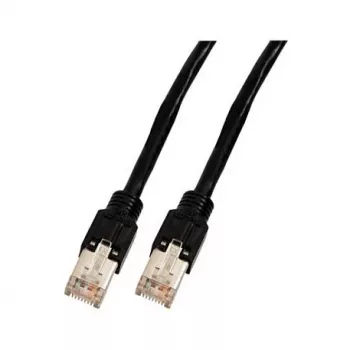 EFB-Elektronik RJ45 Patch-kaabel Cat.5e S/UTP PVC Dätwyler 5502 TM11 Must 1,5 m