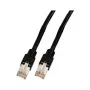 EFB-Elektronik RJ45 Patch-kaabel Cat.5e S/UTP PVC Dätwyler 5502 TM11 Must 1,5 m