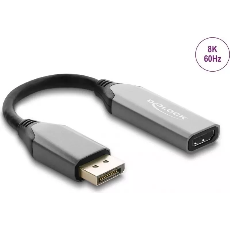 Delock Active DisplayPort 1.4 to HDMI Adapter 8K with HDR Function