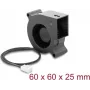 Delock Blower Fan 12 V DC 60 x 60 x 25 mm 3-pin ventilaatori pistikuga, must (67492)
