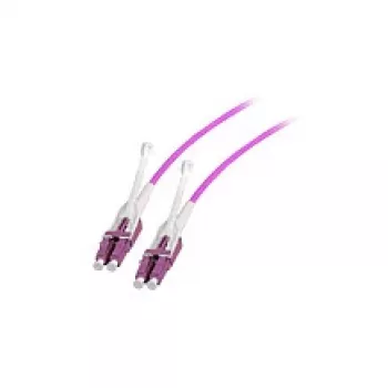 EFB Elektronik Duplex Jumper LC-LC OM4 0.5m Push/Pull Tabiga, Muudetava Polaarsusega