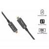 Equip USB-C 3.2 to USB-C Active Optical Cable 8K PD60W 5m Black