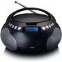 Lenco SCD-331BK Kaasaskantav CD-raadio Bluetoothi, USB, FM-raadio ja LCD-ekraaniga, must