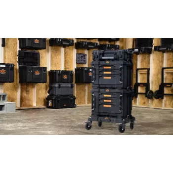 Keter Pro Gear 2.0 Mobile Tool Cart 262828 53L Must/Punane
