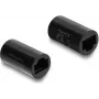 Delock RJ45 emane-emane ühendus Cat.6 silindriline must (90836)