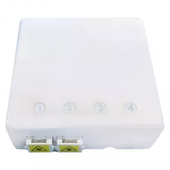 EFB Elektronik FTTH karp 4 SC-S või LC-D sidurile 80x80 kaablijuhiku ja termokahaneva versiooniga