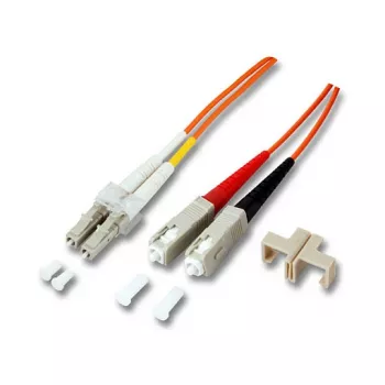 EFB-Elektronik Fiber Optic Patch Cable LC-SC OM2 1m LSZH Orange