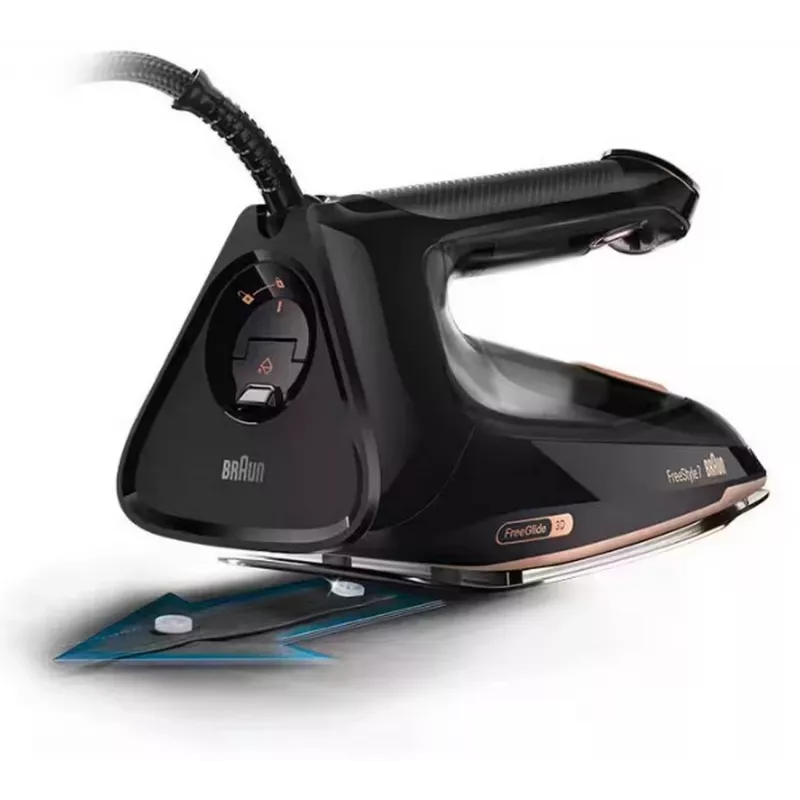 Braun FI7276BK Aurutriikraud - 2700W, EloxalPlus 3D BackGlide tald, 230 g/min aurutõuge, must