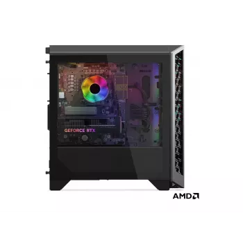 Lenovo LOQ 26ADR10 Tower Desktop PC, AMD Ryzen 7 8745HX, 16GB DDR5, 512GB SSD, NVIDIA GeForce RTX 5060 Ti 8GB, Windows 11 Home, 2-aastane garantii