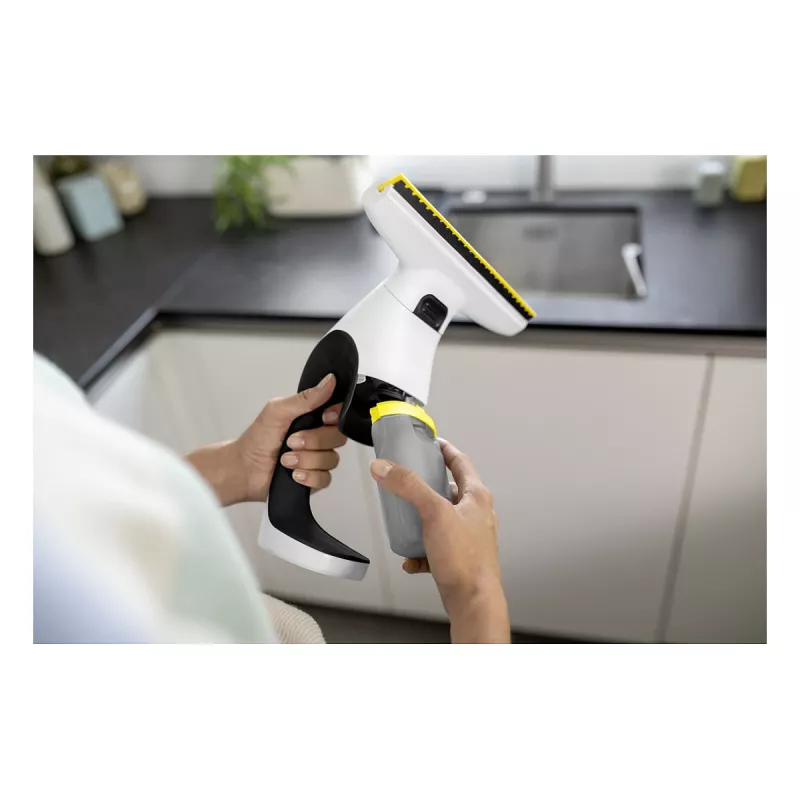 Kärcher WV 1 Compact Care aknaimeja, liitiumioon, 25 min tööaeg, 100 ml paak, kollane/must
