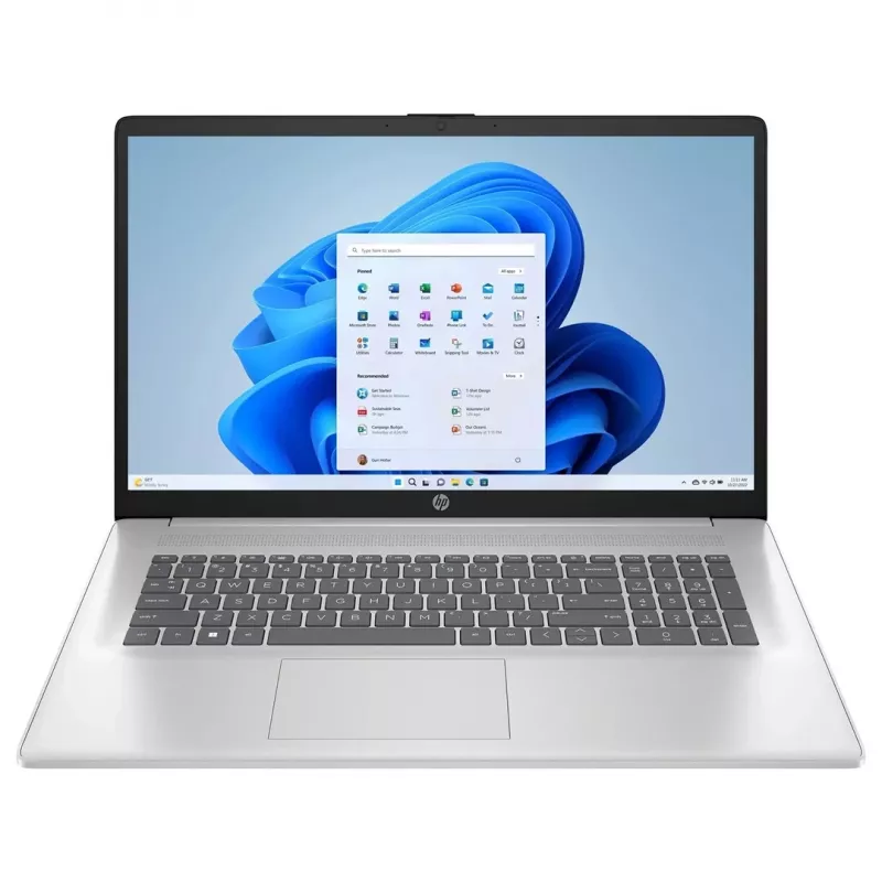 HP 17-CP3005DDX Sülearvuti, 17.3 inch FHD Anti-Glare IPS, AMD Ryzen 5 7430U, 16GB DDR4, 512GB SSD, AMD Radeon Graphics, Windows 11 Home S Mode, Natural Silver