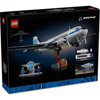 LEGO Icons 11378 Douglas DC-3 PAN AM reisilennuki ehituskomplekt (2500 tükki)