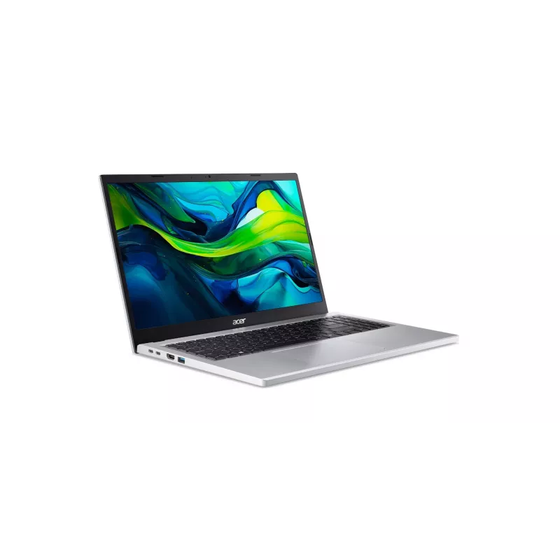 Acer Aspire Go 15 AG15-32P-39R2DX Sülearvuti - Intel Core 3 N355, 15.6 inch FHD IPS, 8GB RAM, 128GB SSD + 256GB SSD, Windows 11 Home, Hõbedane