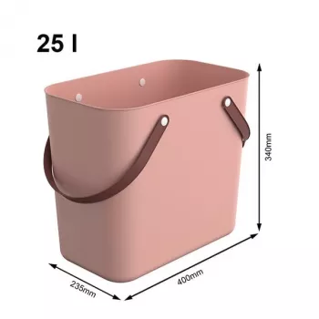 Rotho Multibag Albula Style 25L Hoiukast, Meadow Rose