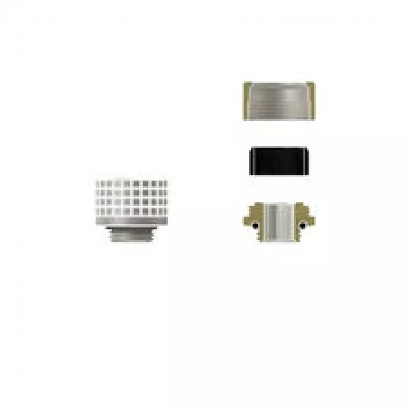 Thermal Grizzly DeltaMate Fitting HT14, Nikkelkattega messing, G1/4 inch keere, Push-in sirge ühendus 14 mm torule