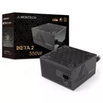 Montech BETA 2 80 PLUS Bronze toiteplokk, ATX 3.1 - 550 W, must