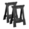 STANLEY Rack-horse Junior 2 tk. Saepukkide topeltpakk, 360 kg kandevõime, kokkupandav, must/kollane
