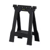 STANLEY Rack-horse Junior 2 tk. Saepukkide topeltpakk, 360 kg kandevõime, kokkupandav, must/kollane