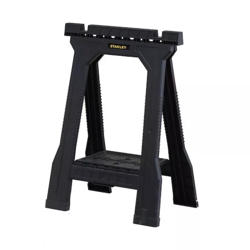 STANLEY Rack-horse Junior 2 tk. Saepukkide topeltpakk, 360 kg kandevõime, kokkupandav, must/kollane