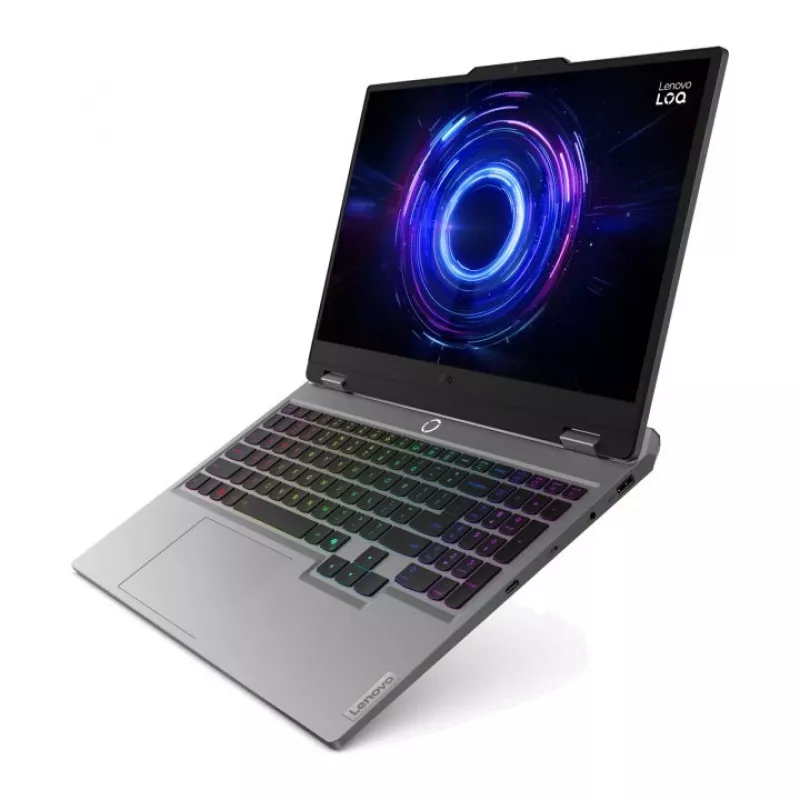 Lenovo LOQ 15IRX10 mängusülearvuti 15.6 inch FHD 144Hz, Intel Core i7-13650HX, 16GB DDR5, 512GB SSD, NVIDIA GeForce RTX 5050 8GB, Windows 11, Luna Grey (ümberpakendatud)