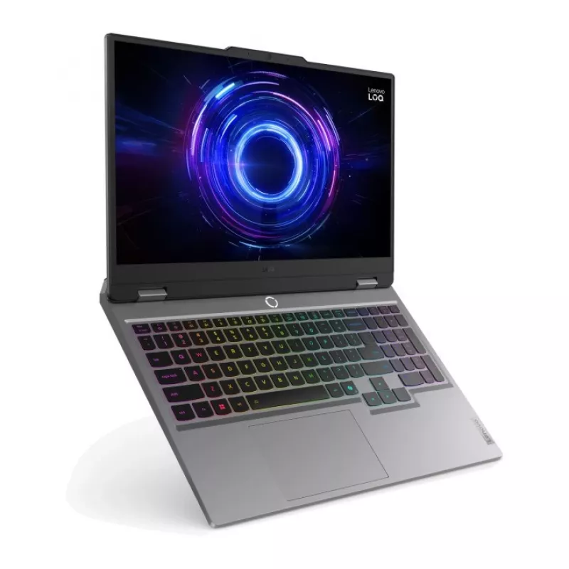 Lenovo LOQ 15IRX10 mängusülearvuti 15.6 inch FHD 144Hz, Intel Core i7-13650HX, 16GB DDR5, 512GB SSD, NVIDIA GeForce RTX 5050 8GB, Windows 11, Luna Grey (ümberpakendatud)