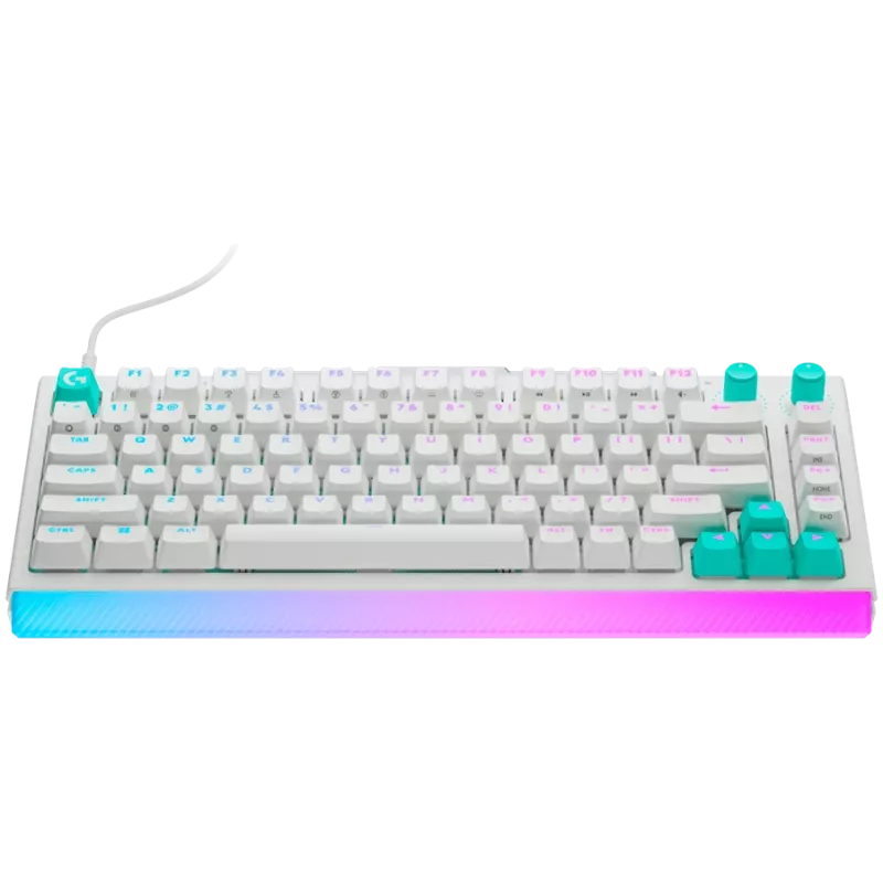 Logitech G512 X 75 mehaaniline mänguklaviatuur - Valge - US International - Juhtmega USB