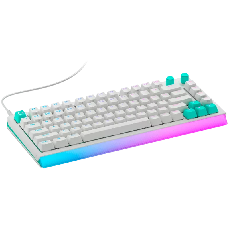 Logitech G512 X 75 mehaaniline mänguklaviatuur - Valge - US International - Juhtmega USB