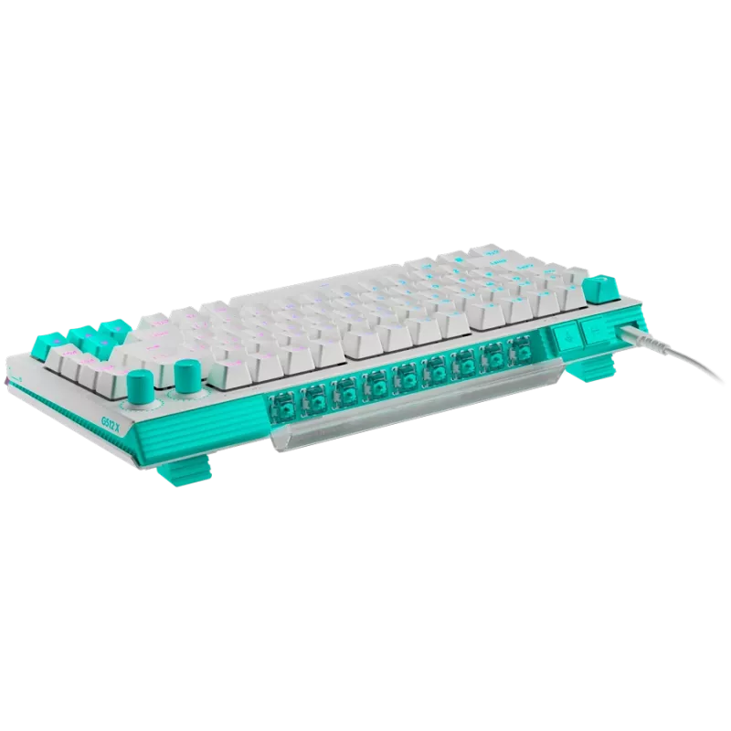 Logitech G512 X 75 mehaaniline mänguklaviatuur - Valge - US International - Juhtmega USB
