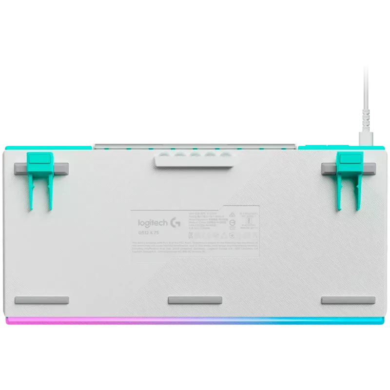Logitech G512 X 75 mehaaniline mänguklaviatuur - Valge - US International - Juhtmega USB