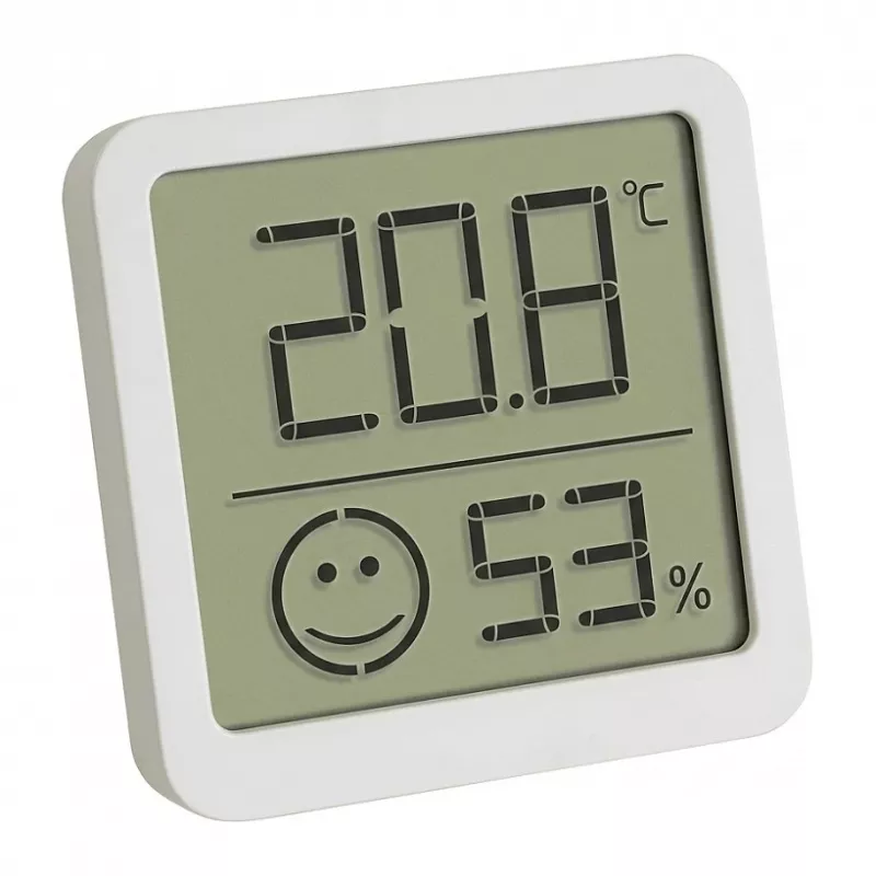 TFA Dostmann 30.5053.02.04 4-Pack White Digital Thermo-Hygrometer with Comfort Zone