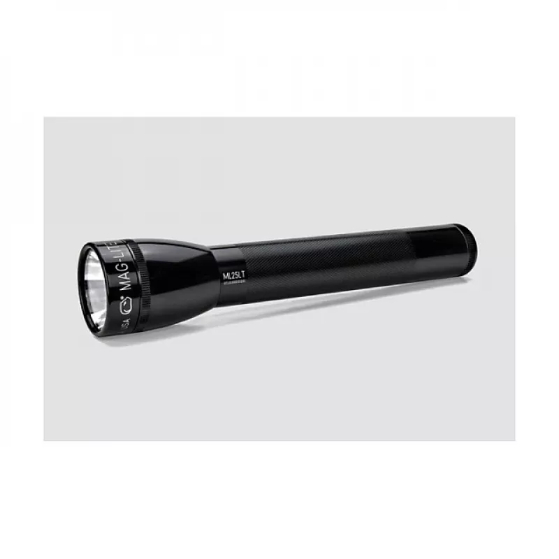 Maglite ML25LT 3 C-Cell LED Taskulamp, Must, 177 Luumenit