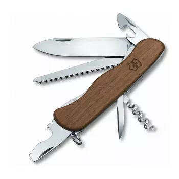 Victorinox Forester Wood Nuss Šveitsi armee nuga pähklipuust käepidemega