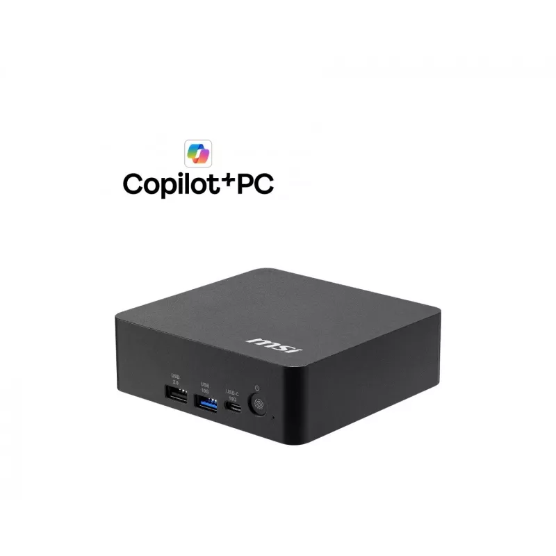MSI Cubi NUC AI+ 3MG-005BEU Mini PC, Intel Core Ultra 5 322, No OS, Black