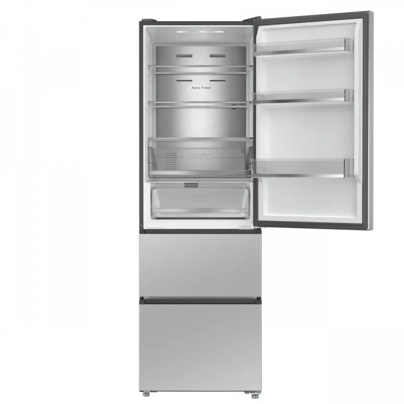DREAME DRT400WMBEEU Mitme uksega külmik-sügavkülmik, 432 L, roostevaba teras, No Frost, F energiaklass