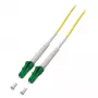 EFB Elektronik O2519.2 Simplex Fiiberoptiline Paigalduskaabel LC/APC kuni LC/APC OS2 9/125 2m G.657.A2 LSZH Kollane