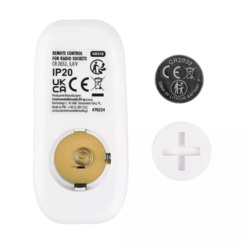 GREENBLUE GB313 F kaugjuhitav 3-pistikupesaga toiteplokk koos 433.92 MHz RF-puldiga, 2300W, tüüp F