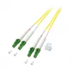 EFB Elektronik Duplex Patchkabel LC/APC-LC/APC OS2 Singlemode 1m LSZH Gelb