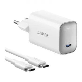Anker Nano Laadija 100W USB-C kaabliga, Valge