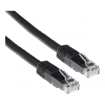 EFB-Elektronik RJ45 Patch-kaabel Cat.5e S/UTP PVC Dätwyler 5502 TM11 Must 20m