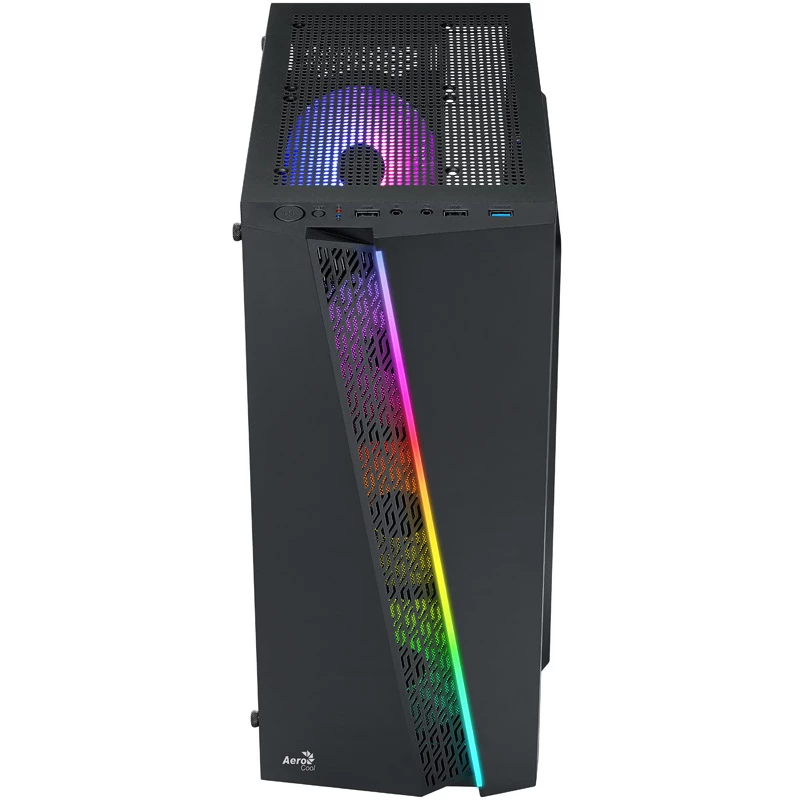 Aerocool Blade V1 Midi Tower Black Tempered Glass
