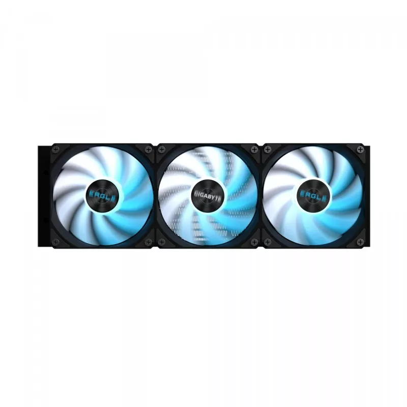 GIGABYTE EAGLE 360 AIO vedelikjahuti protsessorile, 360mm radiaator, 3x 120mm ventilaatorit, ARGB, LGA1700/AM5