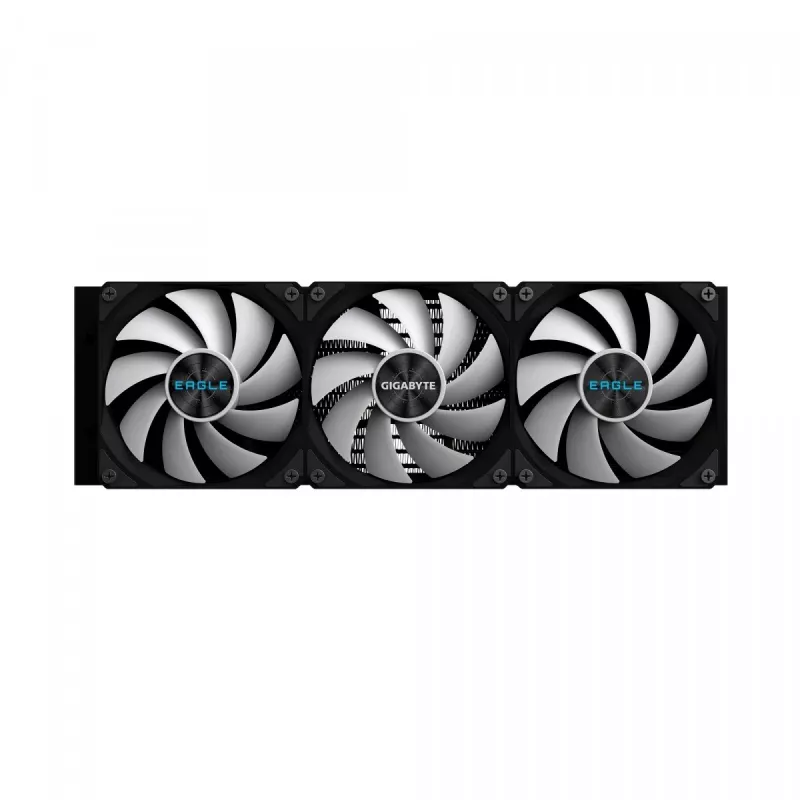 GIGABYTE EAGLE 360 AIO vedelikjahuti protsessorile, 360mm radiaator, 3x 120mm ventilaatorit, ARGB, LGA1700/AM5