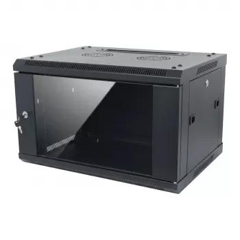 ALLNET 19 inch seinakorpus 6U üheosaline 600mm sügavus must lahtivõetuna lamepakendis SMA seeria