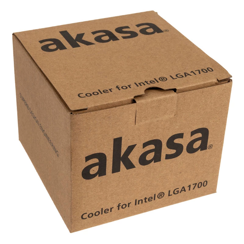 Akasa AK-CC6606BP01 Madala profiiliga CPU jahuti - pesa LGA 1700, 63,2 mm kõrge, 92 mm ventilaator, must