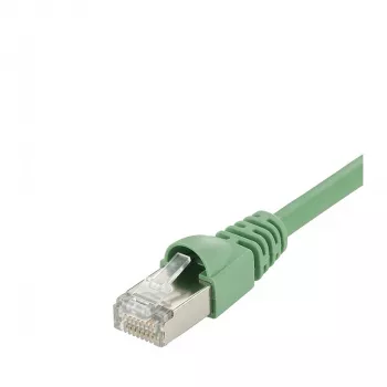 Telegärtner MP8 FS 600 Patch-kaabel RJ45 isane RJ45 isane 0,5 m SFTP Cat.7 Roheline