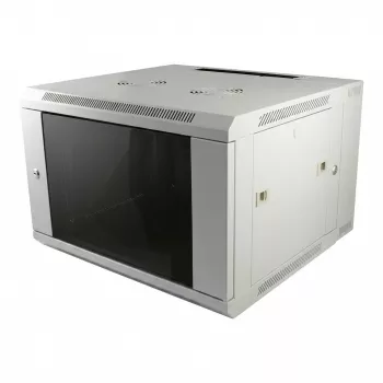 ALLNET SMA-Series 19-tolline seinakapp 6U 450mm sügavus helehall lamepakend