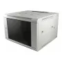 ALLNET SMA-Series 19-tolline seinakapp 6U 450mm sügavus helehall lamepakend